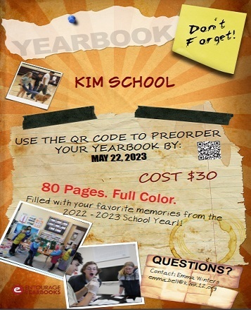 Yearbook Information, call the office for details